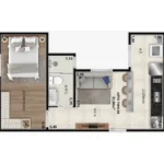 Planta tipo 04 - 31,80m² SITE