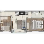 Planta tipo 16- 32,05m² SITE