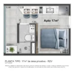 Planta 17m²